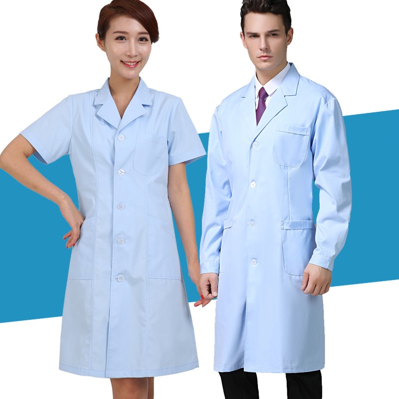 白大褂長(zhǎng)袖防靜電醫(yī)生服定制 男女美容服口腔整形醫(yī)院秋冬季工作服批發(fā)