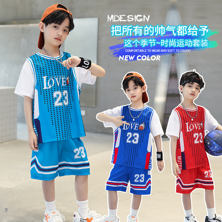 兒童籃球服定制 學(xué)校運(yùn)動(dòng)服套裝批發(fā)廠家 學(xué)生運(yùn)動(dòng)制服定做印logo