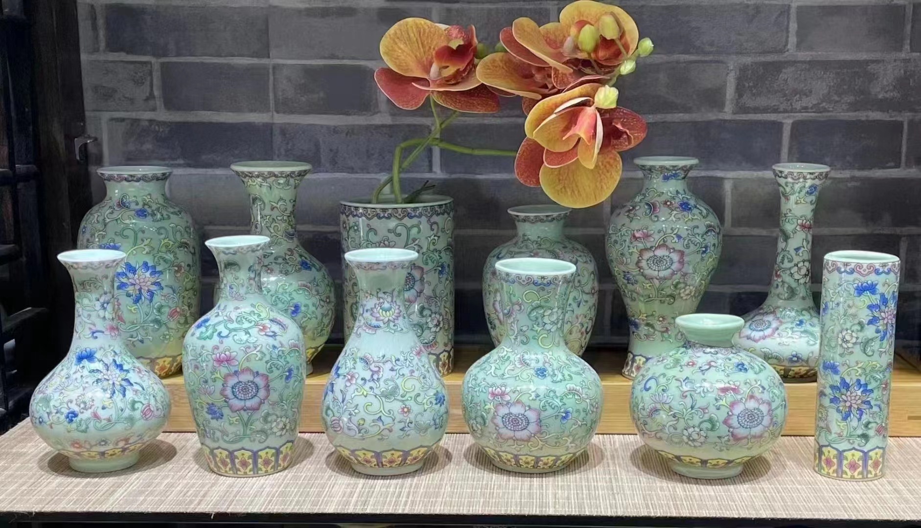唐風(fēng)中國風(fēng)美觀陶瓷花瓶