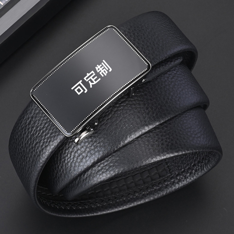 休閑男士皮帶定制禮盒 工廠直銷(xiāo)定做腰帶 皮帶定制廠家印logo