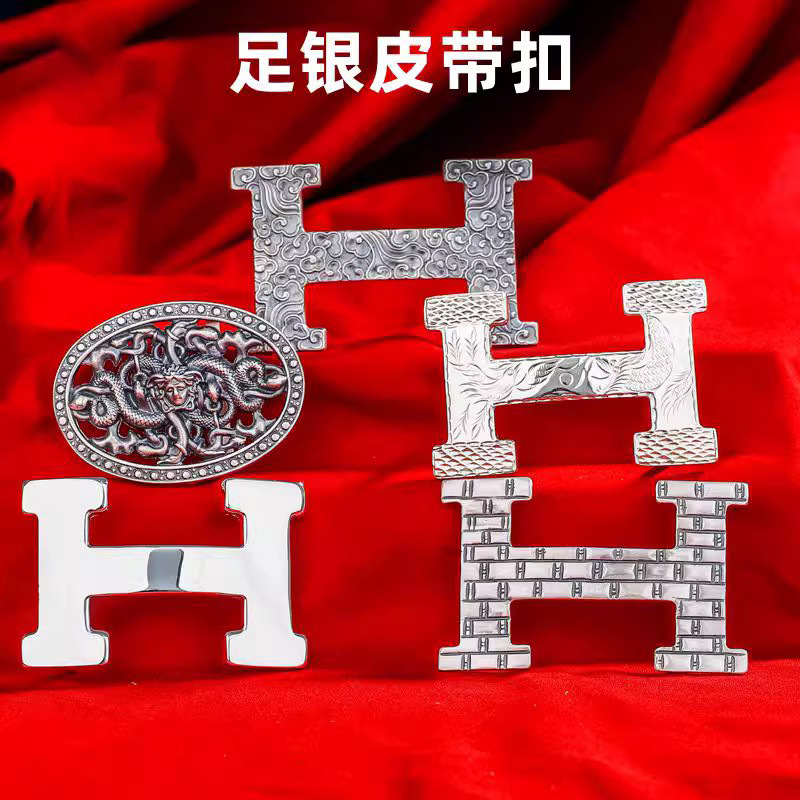 創(chuàng)意999足銀商務(wù)大氣男士純銀腰帶扣頭 純銀皮帶扣頭 送男友父親