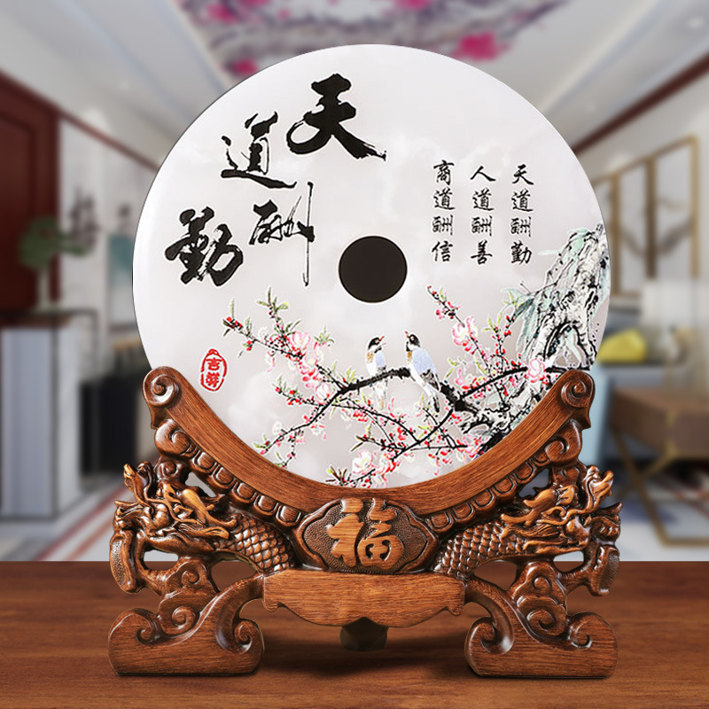 玉扣擺件阿富汗白玉工藝品家居裝飾客廳酒柜商務禮品廠家批發(fā)