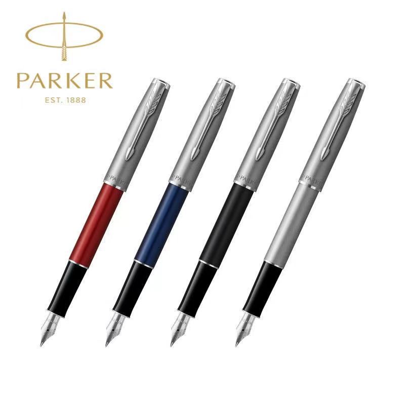 PARKER派克卓爾摯雅系列摯雅金屬緞面墨水筆高檔商務送禮書寫辦公